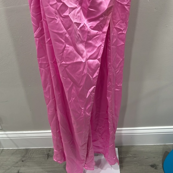 Show Me Your Mumu Jodie Dress in Pink Luxe Satin - Picture 7 of 15